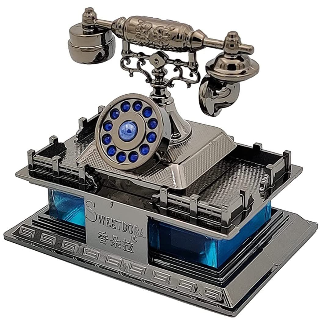 Vintage Luxury Telephone Showpiece – Premium Home & Car Decor
