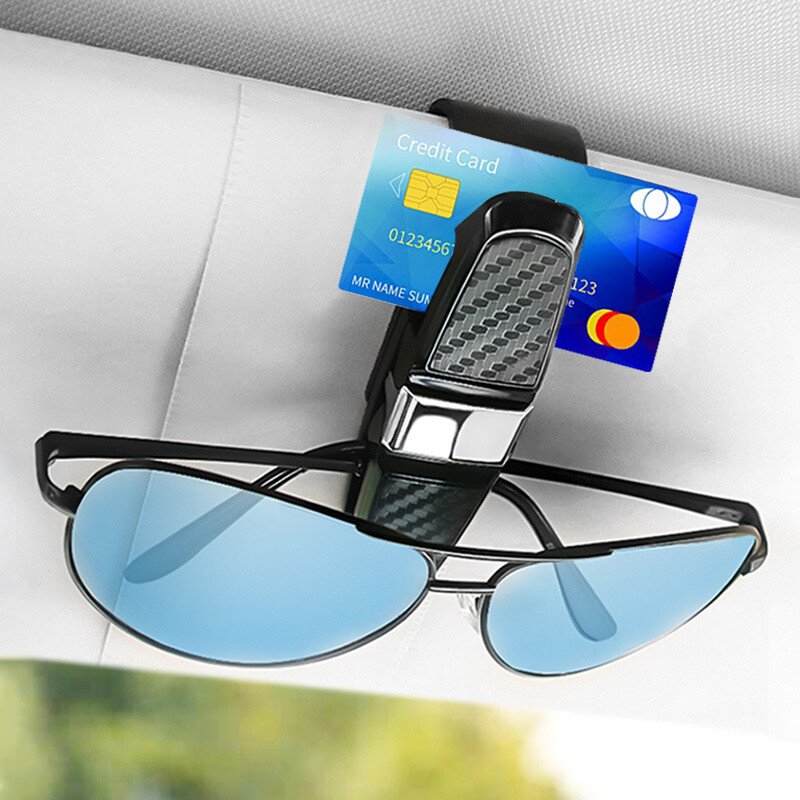 80° Rotating Multi-Functional Car Eyeglass Storage Clip