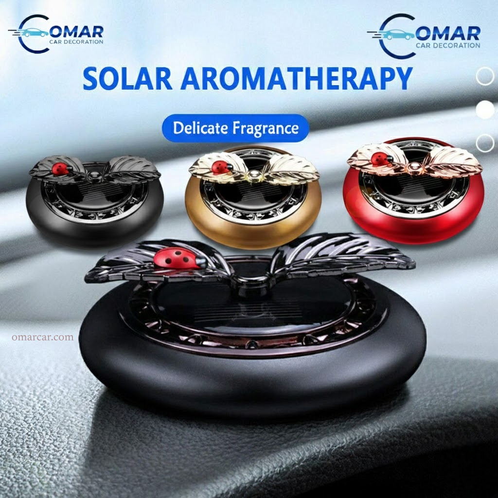 Car Air Freshener – Solar Rotatable Aluminum Alloy Freshener