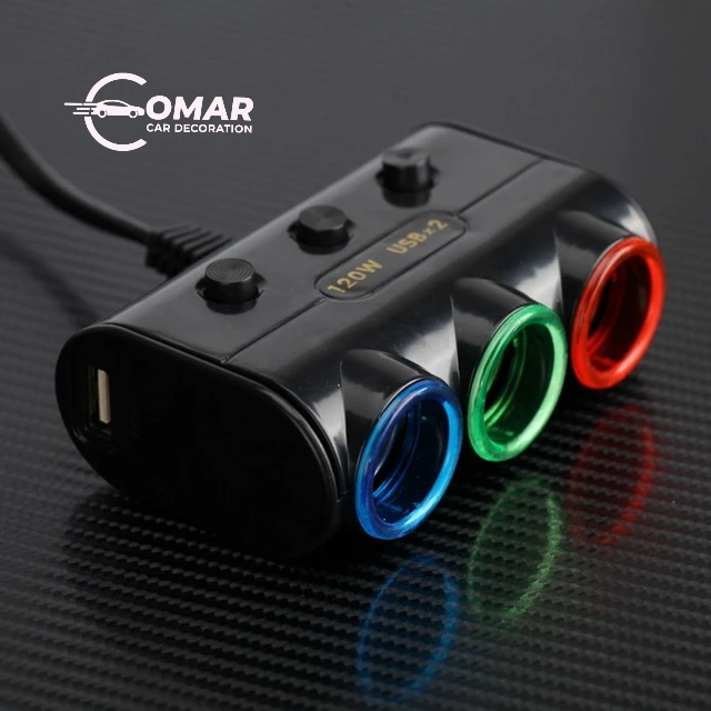 Universal Car Cigarette Lighter Socket – 12V Power Outlet