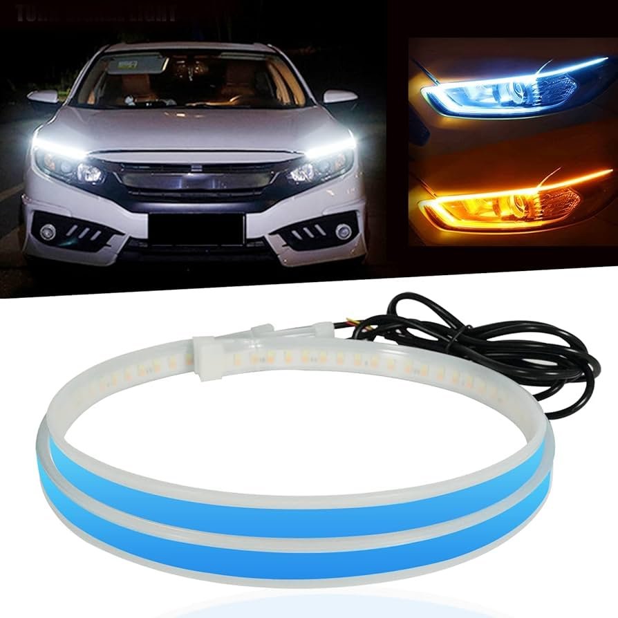 Universal Flexible LED DRL & Sequential Turn Signal Strip